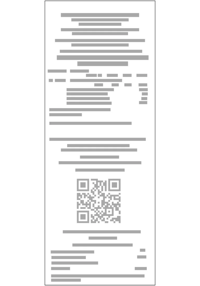 Exemplo de Nota Fiscal de Consumidor Eletrônica - NFC-e
